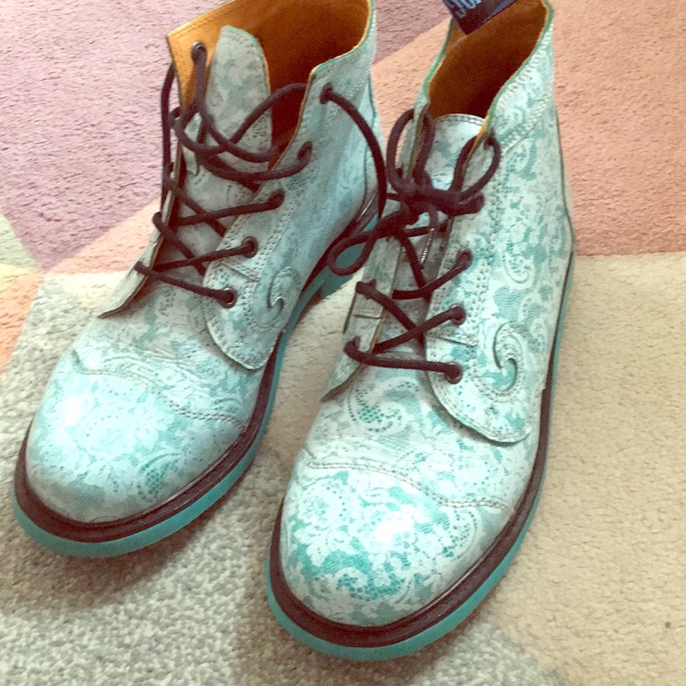 Fluevog 6-Eye Derby Swirl